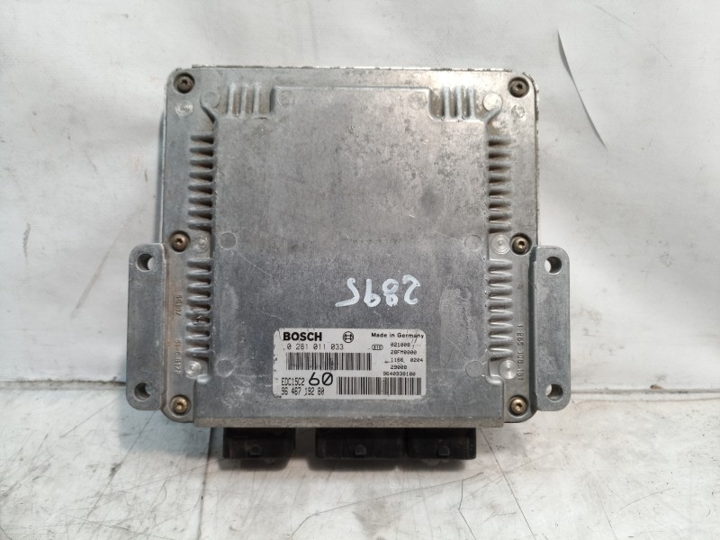 Recambio de centralita motor uce para peugeot 807 sv referencia OEM IAM 0281011033 0281011033 9640938180