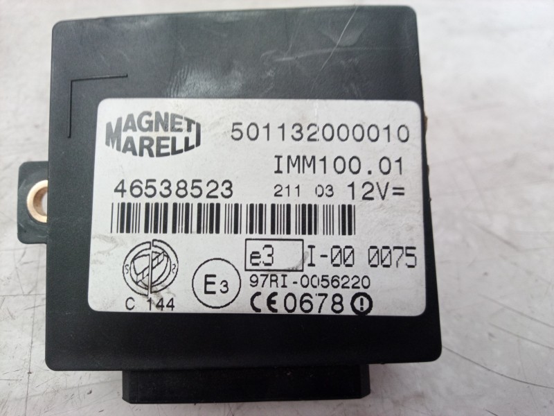 Recambio de modulo electronico para fiat multipla (186) jtd 105 elx eleganza referencia OEM IAM 46538523 46538523 46538523