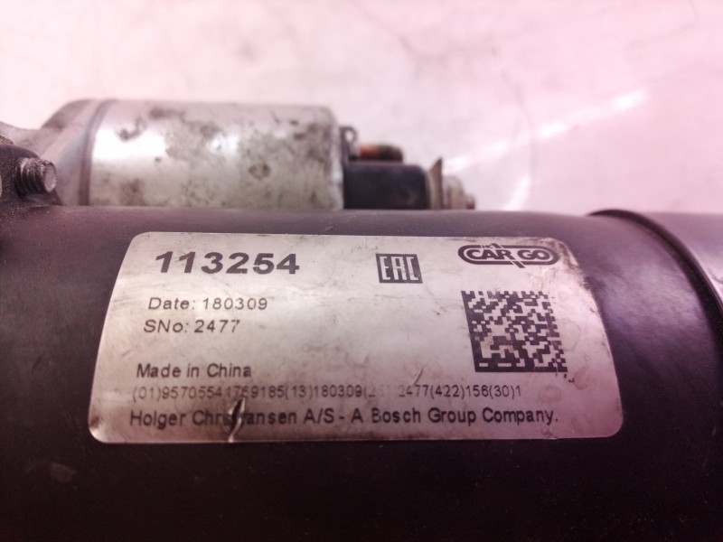 Recambio de motor arranque para peugeot 206 berlina xr referencia OEM IAM 113254 113254 180309