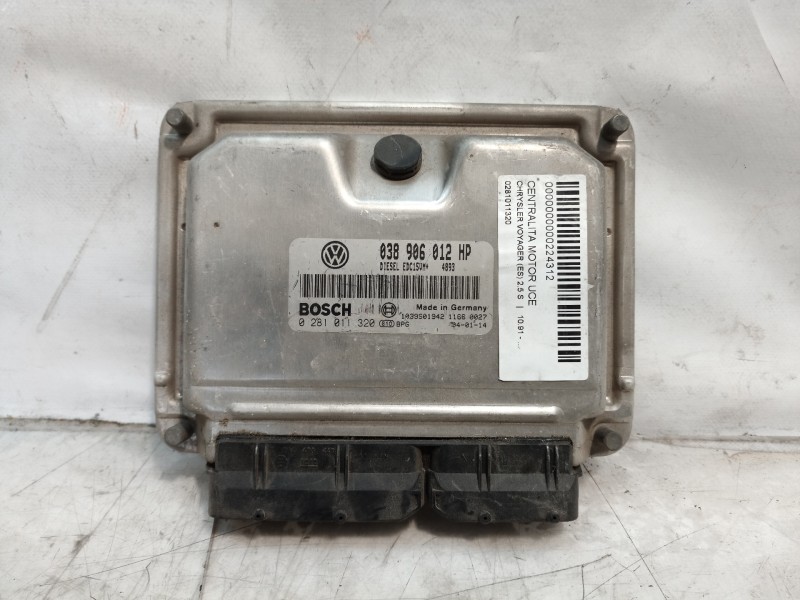 Recambio de centralita motor uce para chrysler voyager (es) 2.5 s referencia OEM IAM 0281011320 038906012HP 0281011320