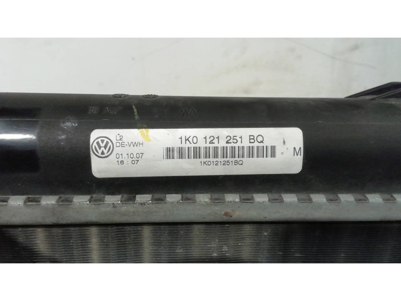 Recambio de radiador agua para volkswagen touran (1t2) traveller referencia OEM IAM 1K0121251BQ 1K0121251B 1K0121251B