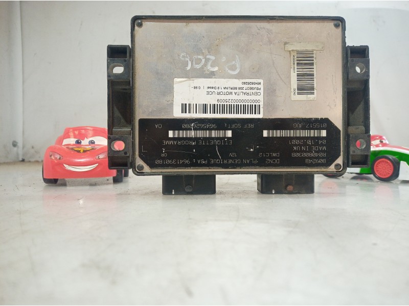 Recambio de centralita motor uce para peugeot 206 berlina 1.9 diesel referencia OEM IAM 9641390180 9641390180 9641390180