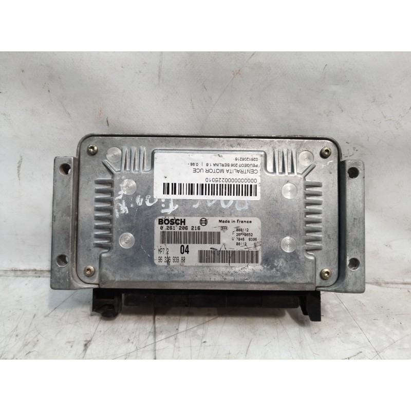 Recambio de centralita motor uce para peugeot 206 berlina 1.6 referencia OEM IAM 0261206216 0261206216 9632693980