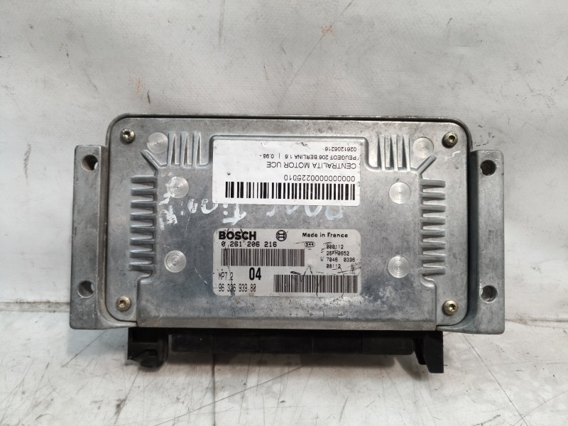 Recambio de centralita motor uce para peugeot 206 berlina 1.6 referencia OEM IAM 0261206216 0261206216 9632693980