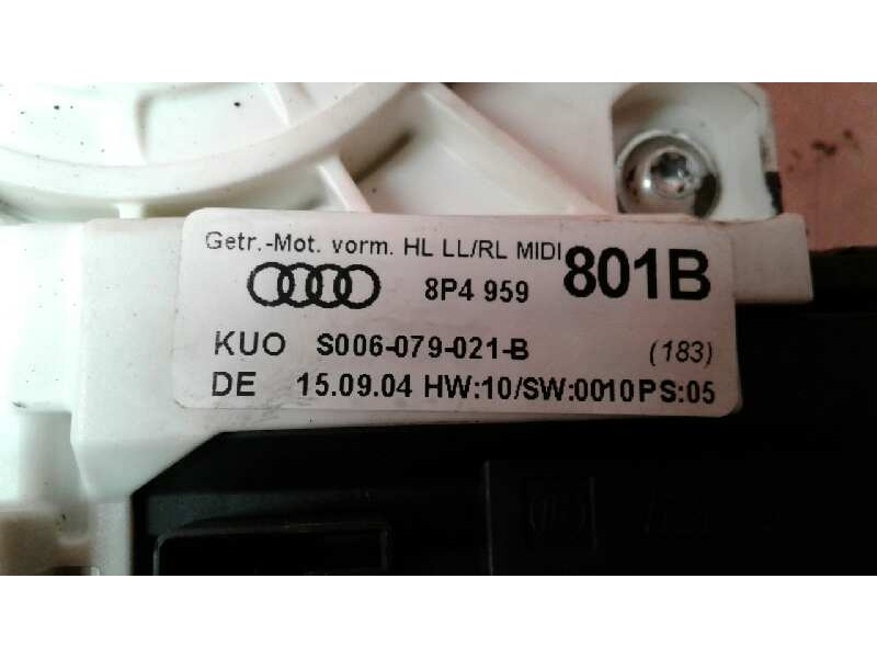 Recambio de elevalunas trasero izquierdo para audi a3 (8p) 1.9 tdi ambition referencia OEM IAM 8P4959801B  