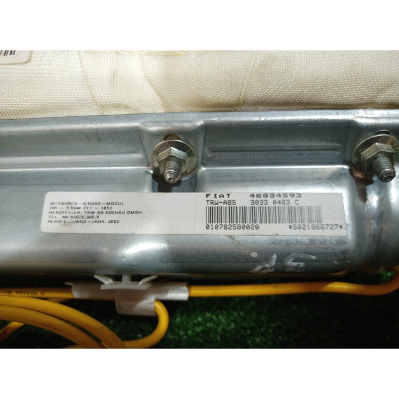 Recambio de airbag delantero derecho para fiat stilo (192) 1.6 16v cat referencia OEM IAM 46834593 46834593 46834593