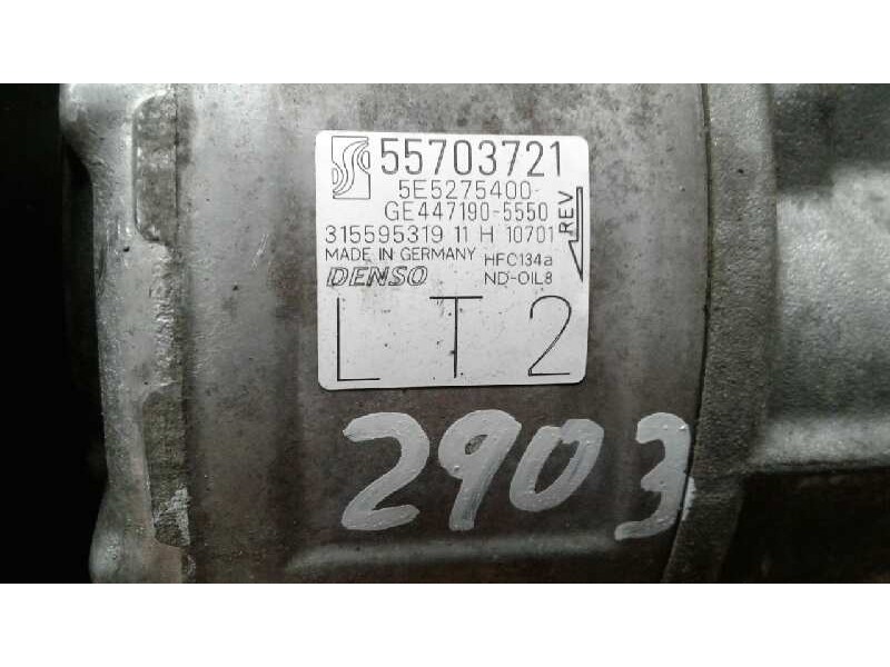 Recambio de compresor aire acondicionado para opel corsa d ´´111 years´´ referencia OEM IAM 55703721 5E5275400 55703721