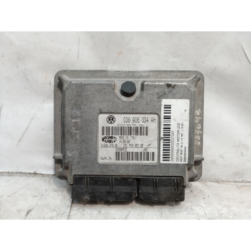 Recambio de centralita motor uce para seat ibiza (6l1) 1.4 16v referencia OEM IAM 036906034AH 036906034AH 036906034AH