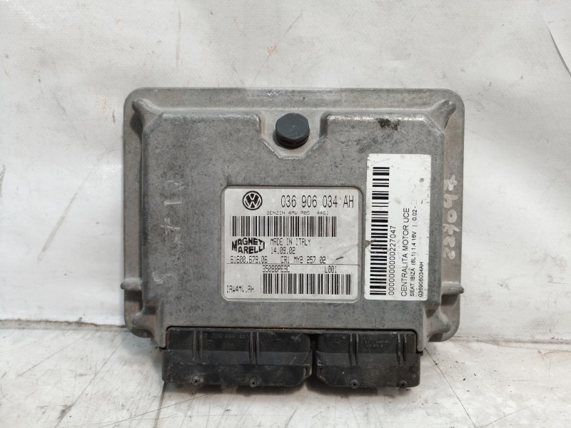 Recambio de centralita motor uce para seat ibiza (6l1) 1.4 16v referencia OEM IAM 036906034AH 036906034AH 036906034AH