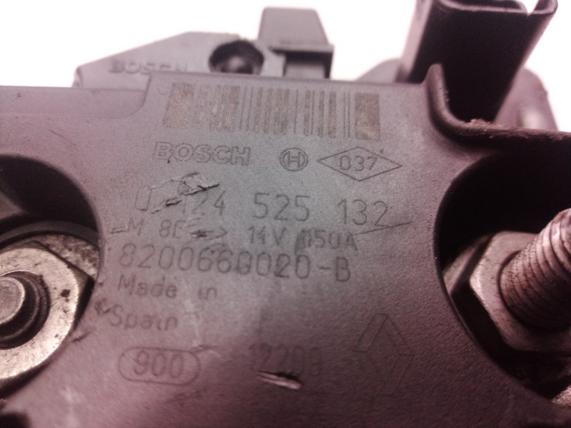 Recambio de alternador para renault laguna ii (bg0) authentique referencia OEM IAM 0124525132 0124525132 0124525132