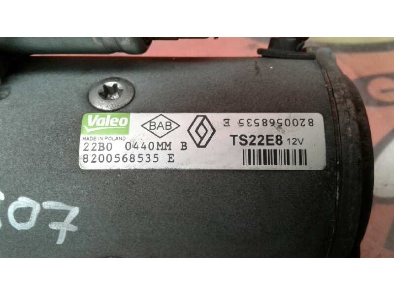 Recambio de motor arranque para renault laguna iii initiale referencia OEM IAM 8200568535E  