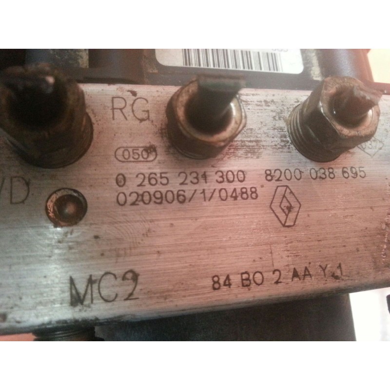 Recambio de abs para renault megane ii berlina 5p 1.9 dci diesel referencia OEM IAM 0265231300 8200038695 0265231300