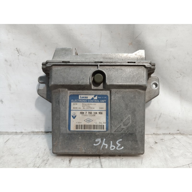 Recambio de centralita motor uce para renault kangoo (f/kc0) 1.9 diesel referencia OEM IAM HOM7700104956 R04080012J 7700111206