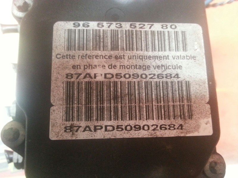 Recambio de abs para citroën c4 berlina 1.6 16v hdi referencia OEM IAM 0265231486 0265800395 9657352780