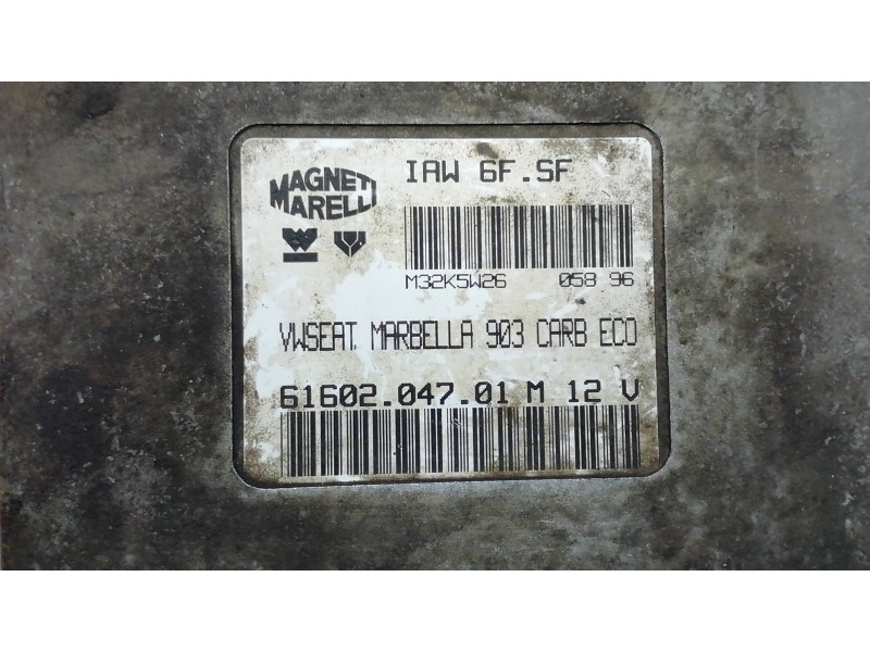 Recambio de centralita motor uce para seat marbella referencia OEM IAM 6160204701M IAW6FSF 6160204701M