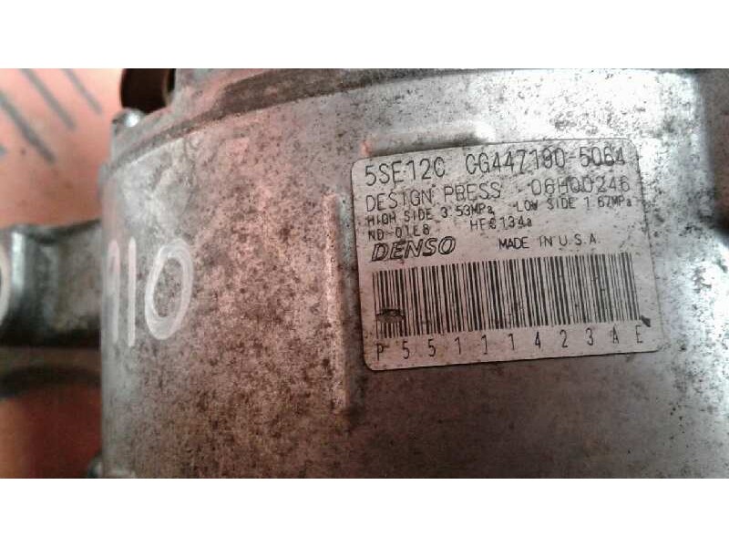 Recambio de compresor aire acondicionado para dodge caliber s referencia OEM IAM 5SE12C CG4471905064 