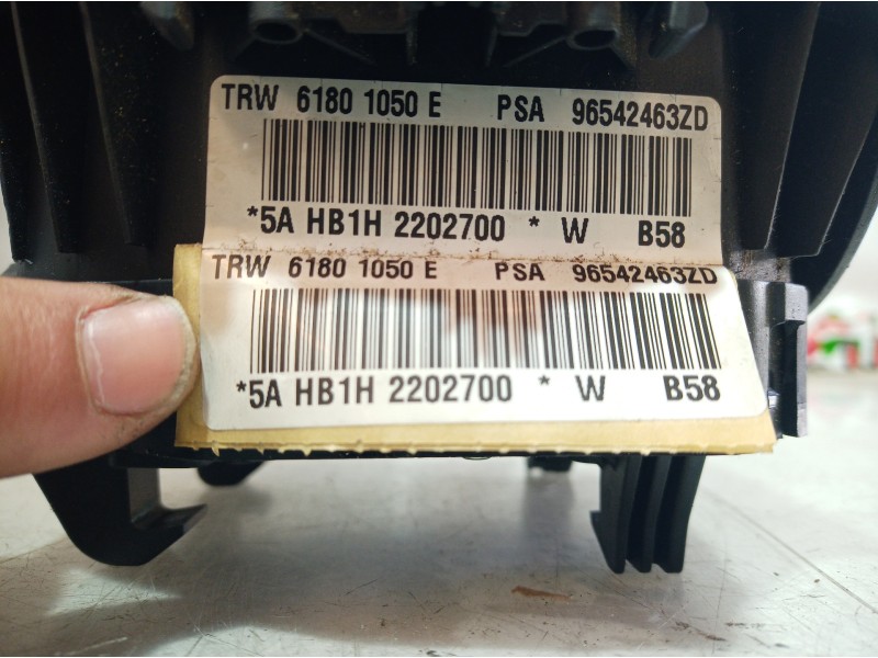Recambio de airbag volante para citroën c4 picasso millenium referencia OEM IAM 96542463ZD 96542463ZD 96542463