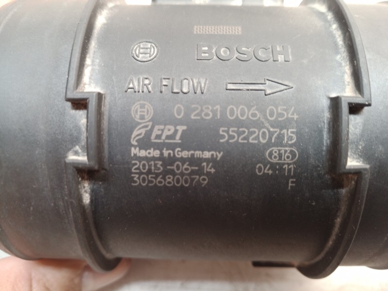 Recambio de caudalimetro para fiat scudo (222) 2.0 jtd familiar (5 asientos) referencia OEM IAM 0281006054 0281006054 0281006054