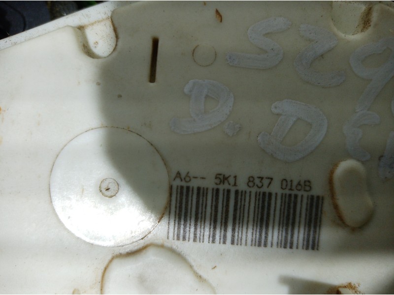 Recambio de cerradura puerta delantera derecha para volkswagen golf vi (5k1) advance referencia OEM IAM 5K1837016B 5K1837016B 