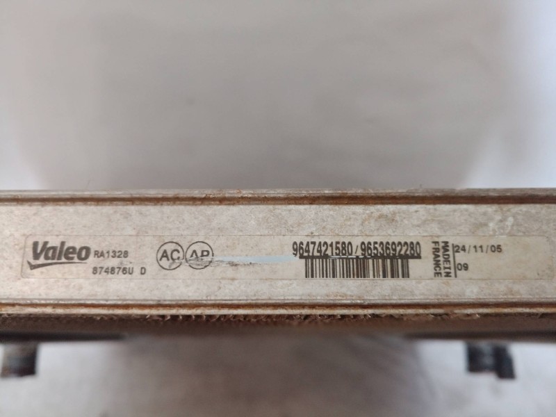 Recambio de radiador agua para citroën c4 berlina exclusive referencia OEM IAM 9647421580 9647421580 9647421580