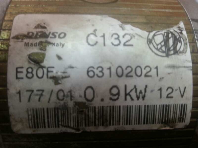 Recambio de motor arranque para fiat doblo (119) 1.2 cat referencia OEM IAM C132 E80F 63102021