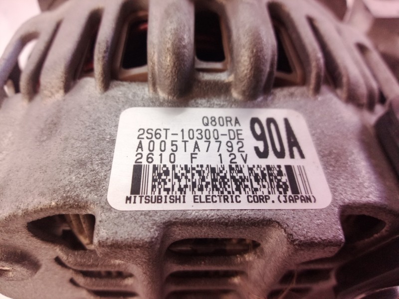 Recambio de alternador para ford fusion (cbk) ambiente referencia OEM IAM 2S6T10300DE 2S6T10300 A005TA7792