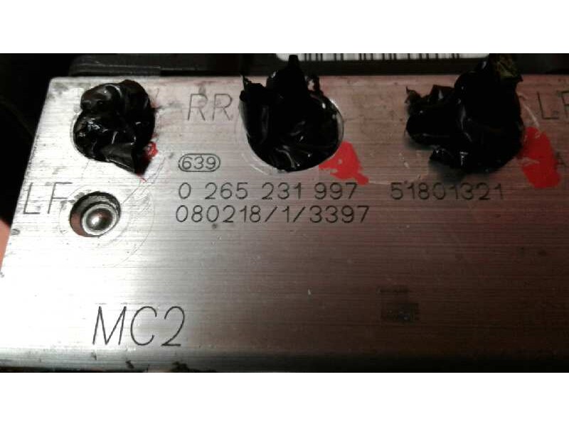 Recambio de abs para fiat fiorino sx furg. referencia OEM IAM 0265231997 0265800662 