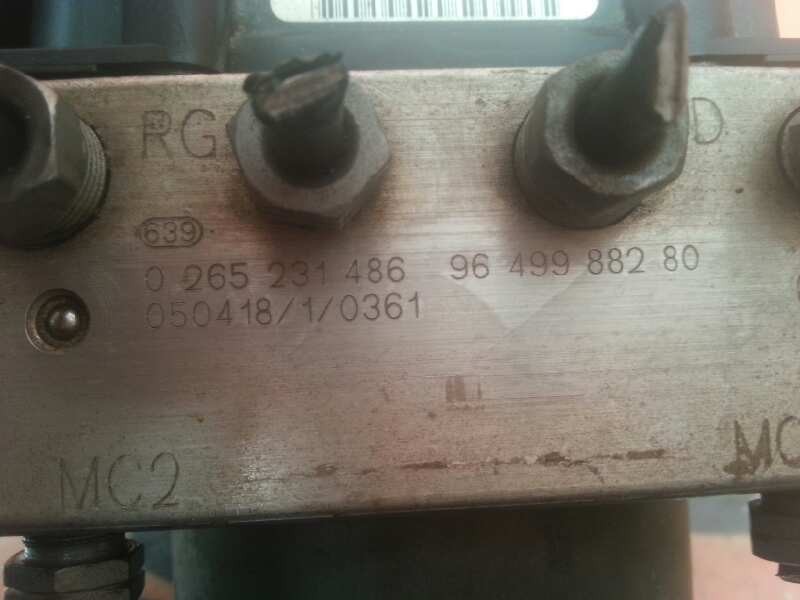 Recambio de abs para citroën c4 coupe 1.4 16v referencia OEM IAM 0265231486 9649988280 0265800395