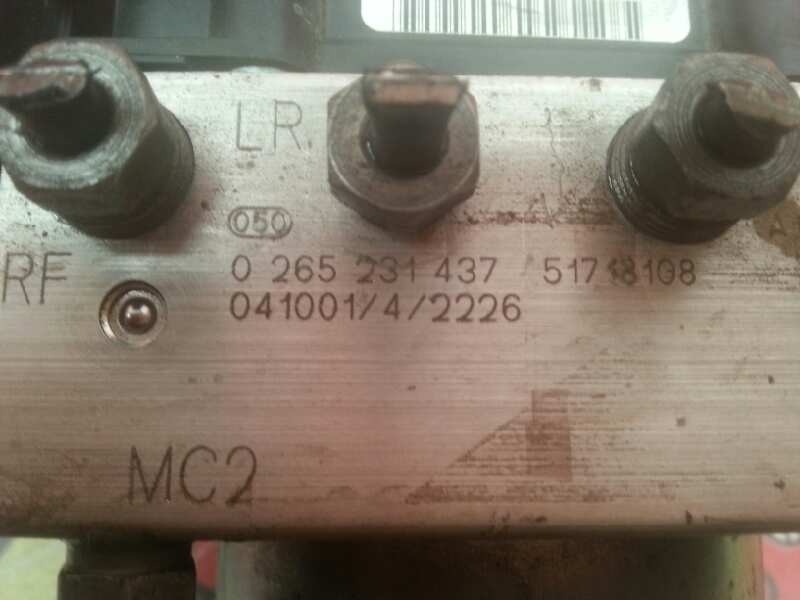 Recambio de abs para fiat stilo (192) 1.6 16v cat referencia OEM IAM 0265231437 51718108 0265800369