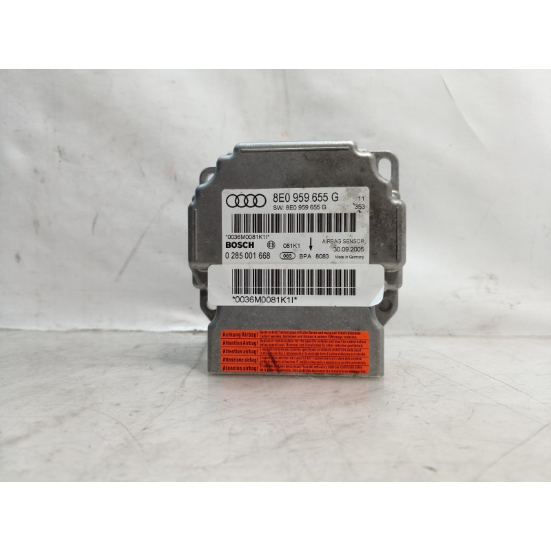 Recambio de centralita airbag para audi a4 avant (8e) referencia OEM IAM 8E0959655G 8E0959655G 0285001668