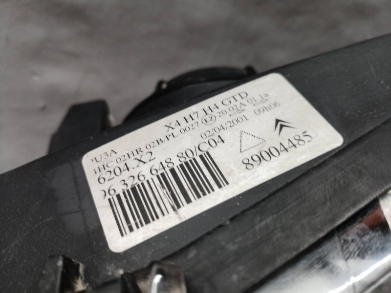 Recambio de faro izquierdo para citroën c5 berlina referencia OEM IAM 9632664880 9632664880 89004485