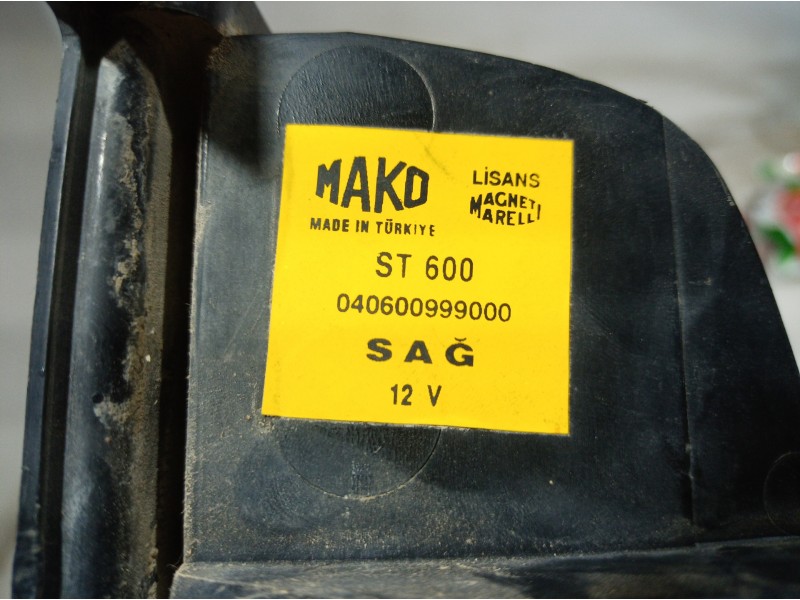 Recambio de piloto trasero derecho para fiat doblo (119) referencia OEM IAM 040600999000 040600999000 040600999000