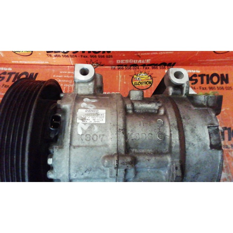 Recambio de compresor aire acondicionado para fiat bravo (198) 1.9 active multijet referencia OEM IAM 4472208645 02J11227 