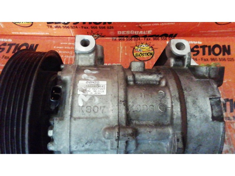 Recambio de compresor aire acondicionado para fiat bravo (198) 1.9 active multijet referencia OEM IAM 4472208645 02J11227 