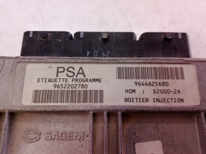 Recambio de centralita motor uce para peugeot 206 berlina xs referencia OEM IAM 9652202780 9652202780 9644625680