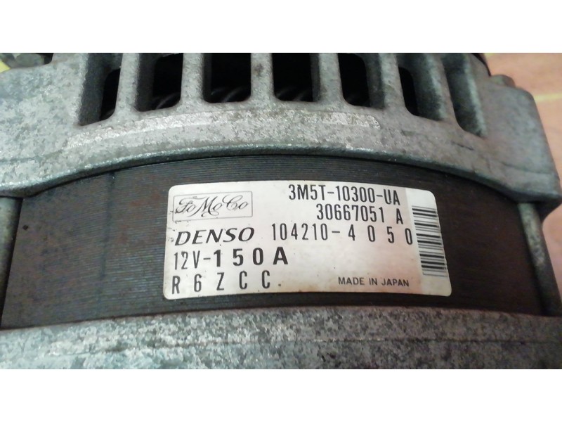 Recambio de alternador para volvo v50 familiar 2.4 kinetic referencia OEM IAM 3M5T10300UA 3M5T10300UA 3M5T10300UA