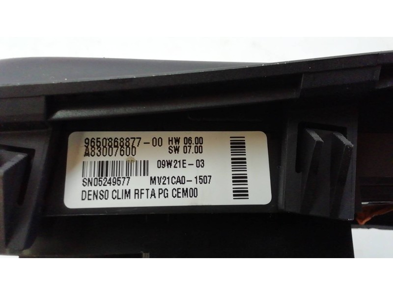 Recambio de mando climatizador para citroën c4 picasso exclusive referencia OEM IAM A83007600 A83007600 A83007600