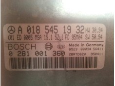 Recambio de centralita motor uce para mercedes-benz clase c (w202) berlina 2.5 diesel cat referencia OEM IAM A0185451932 0281001 2
