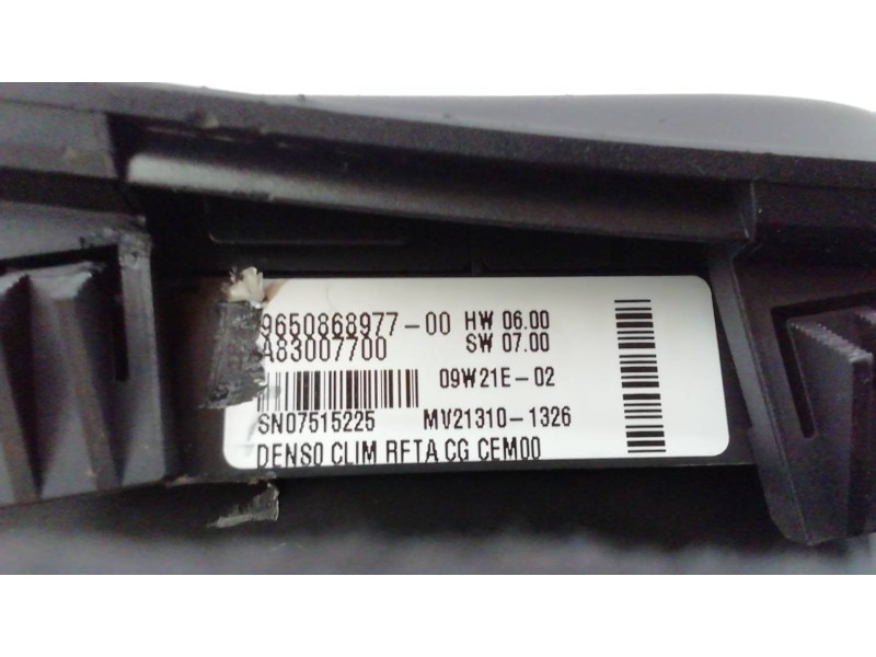 Recambio de mando climatizador para citroën c4 picasso exclusive referencia OEM IAM A83007700 A83007700 A83007700