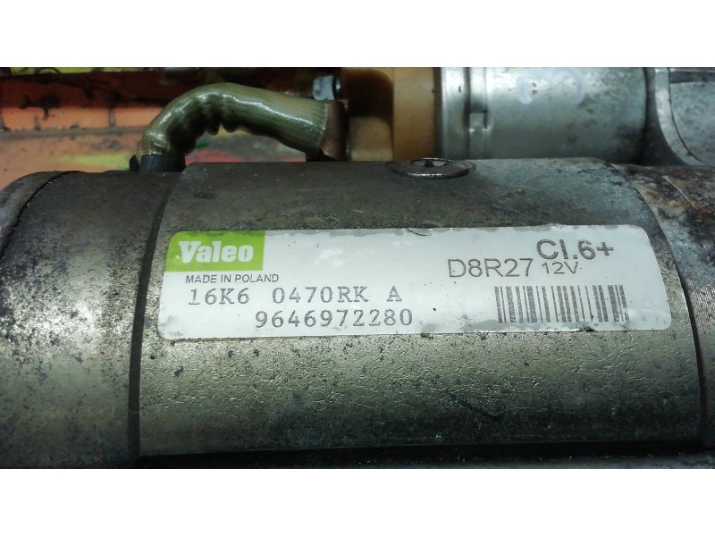 Recambio de motor arranque para fiat scudo combi (272) l2h1 120 multijet (5 pl.) referencia OEM IAM 9646972280  
