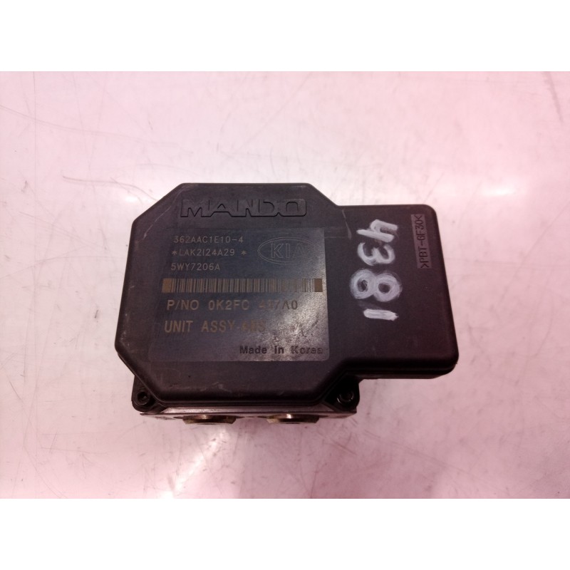 Recambio de abs para kia carens referencia OEM IAM 5WY7206A 5WY7206 362AAC1E10