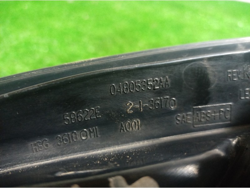 Recambio de piloto trasero derecho para chrysler sebring berlina (jr41) 2.0 le referencia OEM IAM 04805352AA 04805352AA 04805352