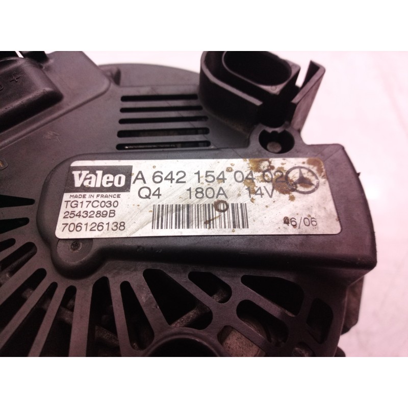 Recambio de alternador para mercedes-benz clase clk (w209) coupe 320 cdi (209.320) referencia OEM IAM A6421540402 A6421540402 A6