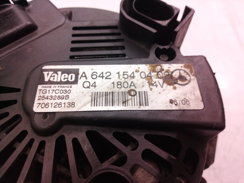 Recambio de alternador para mercedes-benz clase clk (w209) coupe 320 cdi (209.320) referencia OEM IAM A6421540402 A6421540402 A6