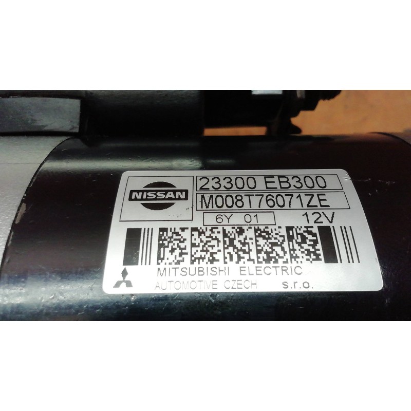 Recambio de motor arranque para nissan navara pick-up (d40m) doble cab fe 4x4 referencia OEM IAM 2330EB300  