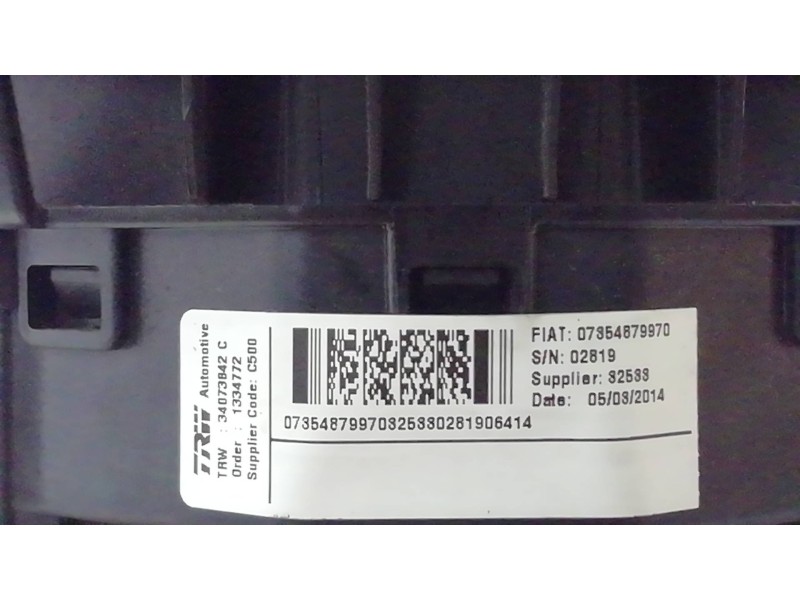 Recambio de airbag volante para citroën jumper caja cerrada (06.2006 =>) referencia OEM IAM 34073842C 34073842 34073842