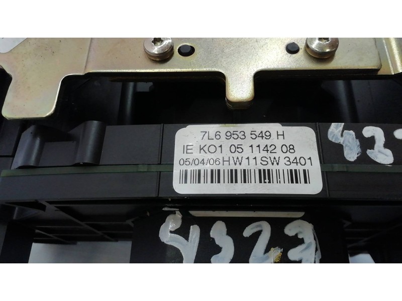 Recambio de mando multifuncion para volkswagen touareg (7la) tdi r5 referencia OEM IAM 7L6953549H 7L6953549 7L6953549