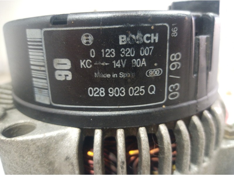 Recambio de alternador para seat ibiza (6k) sxe referencia OEM IAM 0123320007 0123320007 0123320007