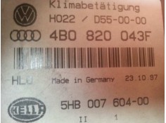 Recambio de mando climatizador para audi a6 berlina (4b2) 2.5 v6 24v tdi referencia OEM IAM 4B0820043F 5HB00760400 H022D550000 2