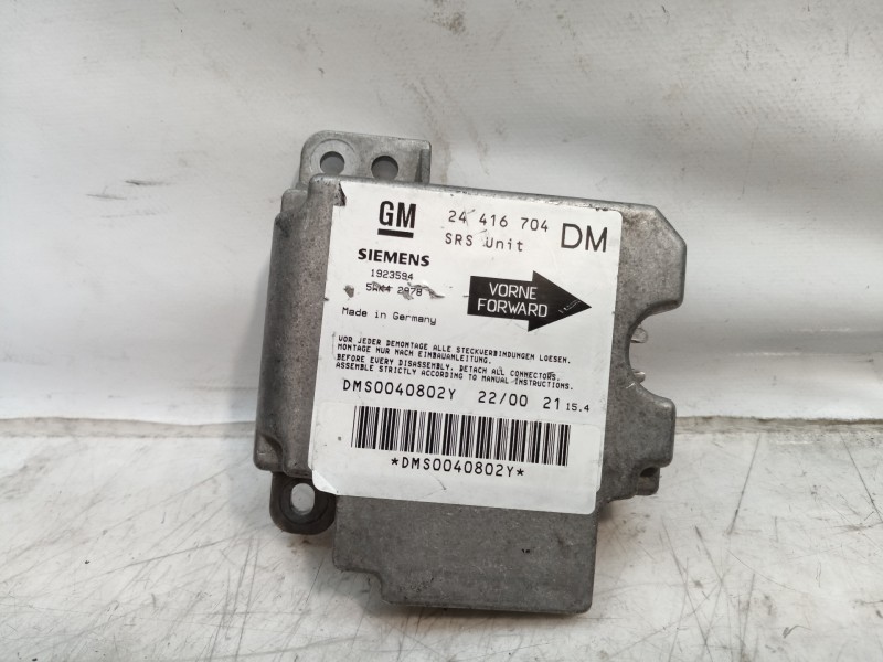 Recambio de centralita airbag para opel zafira a elegance referencia OEM IAM 5WK42978 5WK42978 24416704DM